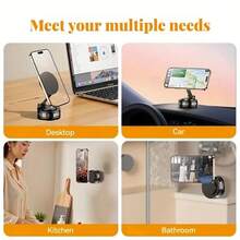 حامل هاتف مغناطيسي قابل للتعديل بشفط فراغي، متوافق مع جميع الهواتف الذكية، مناسب للسيارة/الجيم/المرآة/الأسطح الملساء، حامل يدوي حر، حامل هاتف للسيارة، مشبك هاتف مغناطيسي، حامل هاتف للسيارة، حامل هاتف للمرآة، حامل قابل للتعديل، مدمج وقابل للحمل، قبضة قوية، بنية متينة، حامل هاتف ذكي، مناسب لموظفي المكاتب والسائقين، متوافق مع وهواتف أندرويد، هدية لعيد الميلاد والعائلة والأصدقاء لهدايا الصيف وملحقات السيارة، قوة تحمل عالية