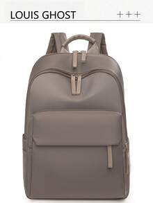 Minimalist Manifesto Backpack | 3D Sculpted Multi-Functional Compartments, Unleash Pure Aesthetics, Urban Commute, Ergonomic Design: A Complete Set Of Equipment Interpreting The Balance Of Simplicity And Practicality, Glossy Backpack Body, 3D Sculpted Contour Ensures Large Capacity Storage. - Multicolor - View 11