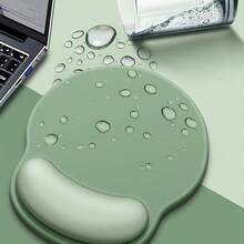 1个可爱趣味鼠标垫，圆形办公桌鼠标垫，带防滑橡胶底座，迷你便携旅行鼠标垫，笔记本电脑办公橡胶鼠标垫，男女皆宜，适用于办公室、家庭、学习和游戏。