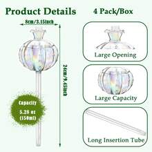 1pc/2pcs Self-Watering Planter Liner, Indoor Plant Watering Device, Indoor Plant Self-Watering Bulb, Easy Care Indoor Plant Accessory, Houseplant Lover's Indoor Item - Multicolor - View 4