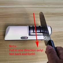 Professional USB Rechargeable Electric Knife Sharpener - 20° Straight Edge Dual-Stage Sharpening | 1200mAh Large Capacity Battery, Suitable For Kitchen Knife Grinding And Polishing - Applicable To Chef's Knife, Slicing Knife, Santoku Knife, Peeling Knife And Ceramic Knife - Ideal Choice For Home Kitchen, Professional Restaurant And Cooking Enthusiasts - Multicolor - View 8