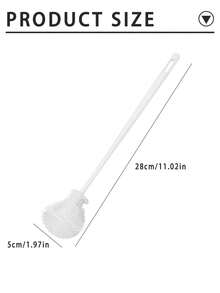 1/2支装长柄杯刷，水杯清洁刷，奶瓶清洁刷，可拆卸清洁刷，长柄白色奶瓶清洁工具，耐用刷毛，适用于厨房、杯子、马克杯、水壶、玻璃杯、婴儿奶瓶等。 - 彩色 - 查看 8