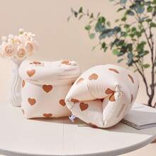 1 Pair Thickened Retro Striped Inflatable Arm Bands, Suitable For Children And Adults, Double Air Chamber Cylindrical Water Sleeves, Best Choice For Beginner Swimmers