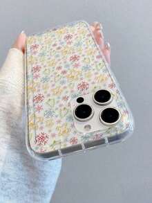 Teléfono Teléfono 17 Pro Case1 Bow Gingerbread Man Snowflake Tree Series Teléfono, Material Tpu Teléfono con Airbag Transparente, Se Puede Dar Como Vacaciones Xs/ Xs /11 12 13 14 15 16 17Pro /Promax/14 15 16 Plus /17/17Air Fundas para Teléfonos Móviles Niños Y Niñas - transparente - Ver 3