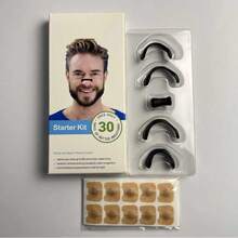 Skin  Magnetic Nose Strips,Sport Dilator,Intake Breathing Strip Starter Kit Boost Oxygen Snore Reducing Aids - 熒光色 - 查看 2