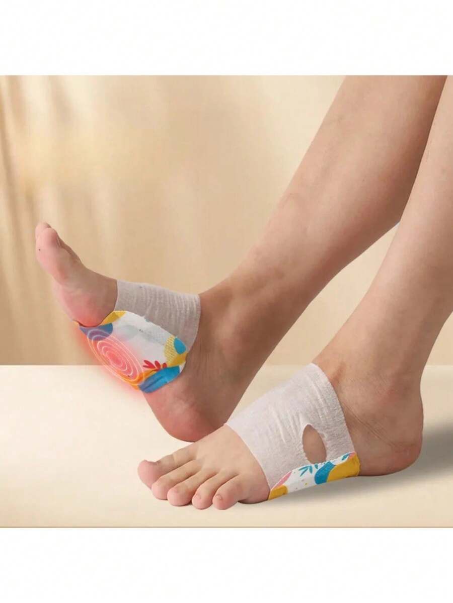 4pcs Self-Heating Wearable Hand & Foot Warmers, Elastic Non-Slip Steam Heat Packs, Portable And Easy To Carry, No Battery Required, Suitable For Cold Weather Hand Warmers, Office Warmers, Flexible Hand Warmers, Bendable Warmers, Heating Pads, Pocket Warmers