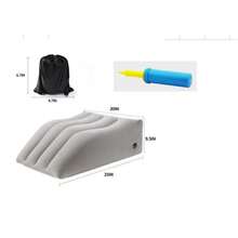 Comfort Inflatable Leg Pillow - Elevation Cushion For Surgery Injury Recovery Sleeping - Grey - View 8