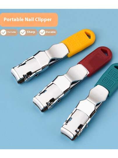 Sharp Nail Clippers High-Quality Girls Toe And Foot Nail Clippers At Home And Travel Colorful Carbon Steel Nail File For Face Portable Lightweight Manicure Kit