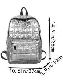 New Autumn And Winter Checkered Backpack Outdoor Leisure Large Capacity Bag - Multicolor - View 5
