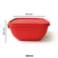 Kitchen Supplies Set Kit ECONOMIC LINE - 5 Supplies + 4 Square Jars 500 ML TPW Line - TPW 紅色 - 查看 9