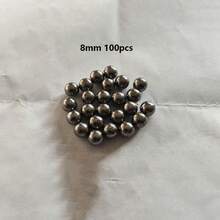 50/100/200/300/500个 6/7/8毫米弹弓狩猎射箭球高碳钢球精密抛光淬火