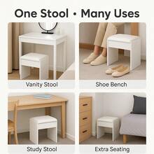 Makeup Dressing Table, Makeup Table Chair, Bedroom Chair, Living Room Chair, Makeup Table Set, Christmas Gift - 椅子 - 查看 2