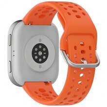Compatible With Amazfit Bip 6 Band, 22mm Width Silicone Replacement Strap For Amazfit Bip 6 Smartwatch{Inchcolor_nameinch:InchOrangeinch} - Orange - View 3