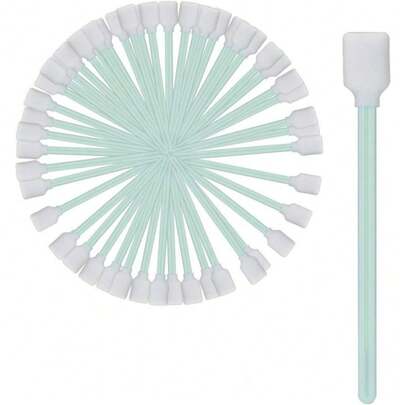 Bastoncillos de limpieza de espuma antiestática, hisopo de limpieza de punta de espuma para sala limpia multiusos, para cámara, lente óptica, artes y manualidades, pintura, pistola, impresora, disco (