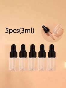 5/10/20 Pcs 1ML Essential Oil Glass Dropper Empty Bottle Sample Bottle, With Glass Pipette Dropper, Used For Eye Dropper Essential Oil Bottle, Perfume Aromatherapy Cosmetics Container, Travel Container Good Things ﻿ - Multicolor - View 10