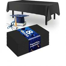 5/8pcs- Plastic Tablecloths For Rectangle Tables, Light Green Disposable Tablecloth, Waterproof Sage Green Table Cover For Birthday Bridal Wedding Baby Shower Party Decorations - Multicolor - View 11