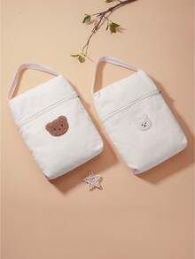 Small Portable Diaper Bag, Fashionable Cartoon Mommy Bag, Multi-Functional Diaper Storage Bag - Multicolor - View 6