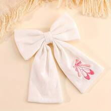 1pc Ballet Theme Bows Hair Clips Girls Embroidered Dancer Hair Accessories Performance, Hair Accessories, Hair Clips, Hair Clips Women - 彩色 - 查看 5
