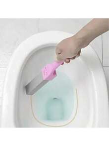 Powerful Pumice Stone Set, Portable Replaceable Pumice Stone, Long Handle Pumice Stone Toilet Brush, Volcanic Rock Cleaning Pad, Toilet Seat Cleaner, Shower, Bathtub, Sink, Pool, Stove And Bathtub Descaling Stick - Multicolor - View 10