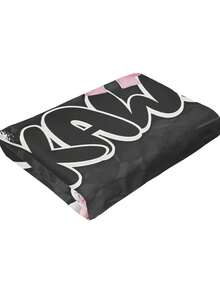 Kawss Kawaii Kaw  Blanket Flannel Blanket, Super Comfortable Winter Warm Blanket Summer Air Conditioning Blanket, Soft And Light Bed Sofa Decoration, Not Easy To Shed, - 黑色 - 查看 7