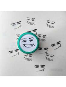 1pc Random Color Stamp Shell - Cute & Fun Black Ink Stamp - Funny Stamp - Suitable For Daily Office Use, Labels And Indication Stamps, Fun Gifts, Christmas Gifts, Katseye, Fun Gifts (No Ink) - Multicolor - View 3