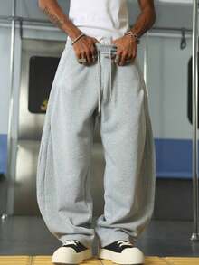 Men Sweat Pants - Grey - View 5