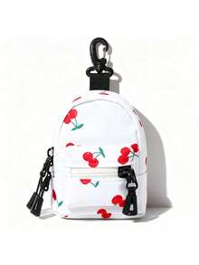 1个零钱包迷你包，挂包，斑马纹、豹纹、奶牛纹、樱桃雏菊图案，背包挂件，女士钱包迷你钱包，零钱包，圣诞节礼物，女士礼物，圣诞袜填充物 - 彩色 - 查看 19