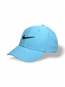 Nike 男女通用棒球帽 吸汗透气 防晒 防风 保暖 装饰 多功能 印花logo 弹性好 易洗 速干 运动户外跑步 日常上学 男女通用 蓝色 FB5625-345 - 藍色 - 查看 1
