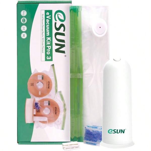 3D Printing Filament Electronic Vacuum Storage Kit Pro, Spool Storage Sealing Bags Dust Proof Humidity Resistant Keeping Filament Dry, 10 Vacuum Bags/Kit