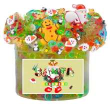 1 件香脆圣诞风格史莱姆 100ML，蜂蜜水晶泥超柔软不粘史莱姆派对礼物，生日礼物，圣诞礼物，返校礼物