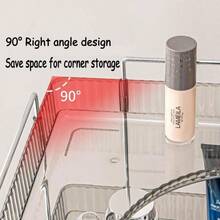 MX  Grey 3-Tier Vanity Organizer - Bathroom Counter Shelf For Cosmetics Toiletries Lotions Perfumes - 灰色 - 查看 2