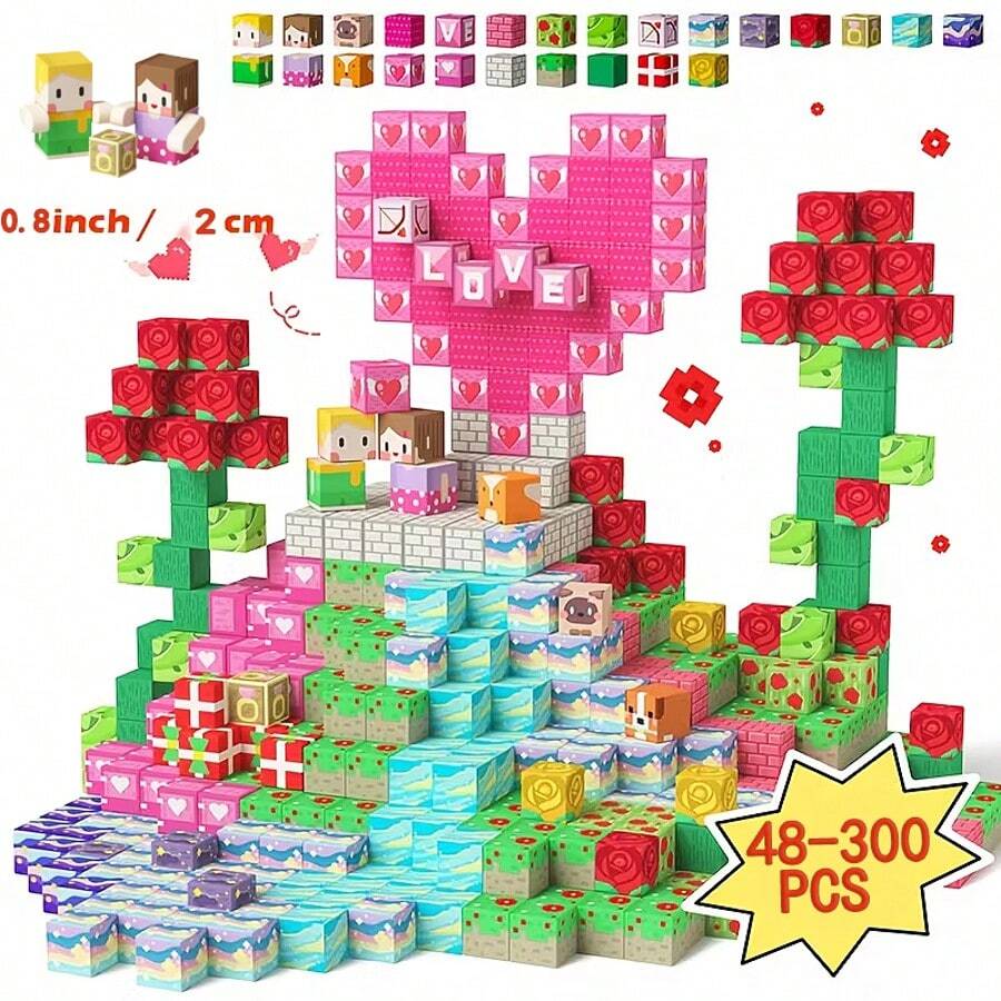 Children's Magnetic Building Blocks Toy, Suitable As Gift - Multicolor - View 1
