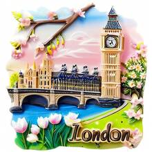 World Landmark Refrigerator Magnets, Aesthetic Travel Souvenirs, Creative Kitchen Home Decor, Gifts For Friends And Travel Enthusiasts