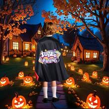 1 Set Unisex Super Friend Cape And Mask Costume, Superhero Toy Suitable For Boys Girls Halloween Christmas Party Gift - Super Friend - View 12
