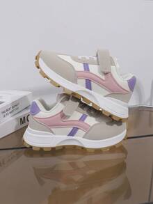 1 par de zapatos deportivos casuales de moda con suela blanda y antideslizante para niños, apropiados para uso diario casual, correr y viajar, para niños pequeños/grandes