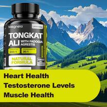 60 Capsules Horny Goat  Complex With Maca & Tribulus Terrestris - 15, 000mg Per Serving, Potent Herbal Supplement For Male, Testosterone Support, Cardiovascular Health & Immune Boost - Natural Formula For Men'S Vitality, 30-Day Supply, Holistic Wellness, Herbal Ingredients, Pure Herbs, Megneta, Pill To Last Longer In Bed, Pill For Men, Supplement For Men, Blue Chew For Men, Ed Treatment, Pre Workout, Pill, Primo Trt, Men Pill - TONGKAT ALI-Một chai - Xem 4