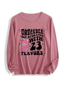 Dr P-Epper Crewneck Sweatshirt Fashion Sweatshirt Pullover Casual Top Soft And Comfortable Both Men And Women Soft And Comfortable Fall Winter Outfits Loungewear For Outdoor Activities - Hawthorn Red - View 1