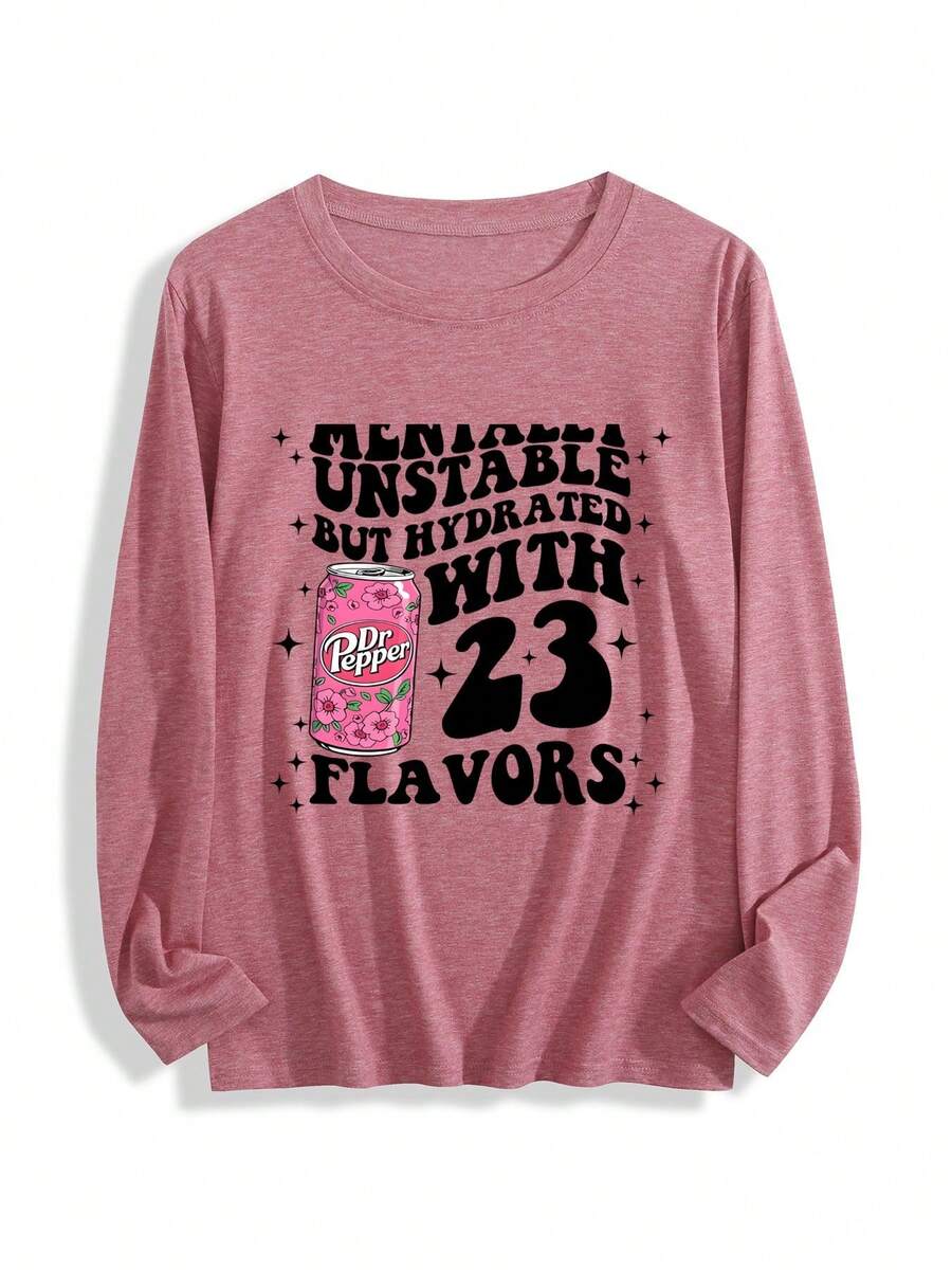 Dr P-Epper Crewneck Sweatshirt Fashion Sweatshirt Pullover Casual Top Soft And Comfortable Both Men And Women Soft And Comfortable Fall Winter Outfits Loungewear For Outdoor Activities - Hawthorn Red - View 1