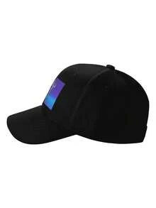1 pieza Gorra de béisbol personalizada, Gorra con foto personalizada, Imagen/Texto/Logo personalizable, Unisex, Gorra de béisbol con logo personalizable para hombres y mujeres, 5 colores: Negro/Azul/Rosa/Rojo/Blanco. - Negro - Ver 4