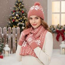 Women Full Finger Gloves - Pink - View 2