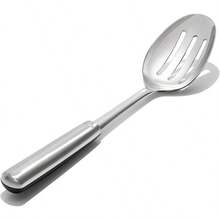 TFKI OXO Steel Slotted Cooking Spoon - 不銹鋼 - 查看 2