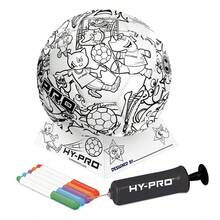 Hy-Pro Doodlekick Colour-In Football - White - View 1
