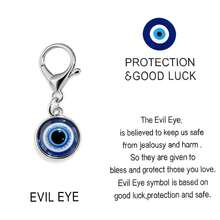 Móc khóa hình mắt quỷ unisex - Bùa may mắn, Thiệp nhắn nhủ độc đáo, Thích hợp cho sinh nhật, đám cưới, Ngày Valentine, lễ tốt nghiệp, trường học, phụ kiện xe hơi, Dây đeo kiểu Gothic Y2K dễ thương, Phụ kiện túi xách - Nhiều màu - Xem 11