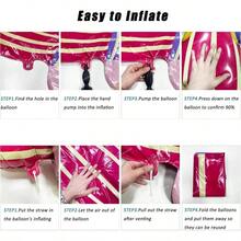 Self Standing Large Circus Balloon Circus Theme Party Decorations Circus Plim Plim Birthday Party Decorations - Chú hề xiếc - Xem 3