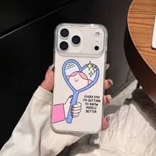 Con frases de confianza y motivación - regalos lindos para mujeres y niñas, accesorios de ascensor, fundas de teléfono elegantes y estilosas, diseño transparente de alta calidad, resistencia a golpes y caídas, carcasa duradera, resistencia a arañazos, accesorios de energía, vibración positiva, diseño creativo simple y personalizado, adecuado para todas las series de , compatible con  17/17 Pro/17 Pro Max/17 Air/ 16/16 Pro/16 Pro Max/16 Plus/ 15/15 Pro Max/15 Pro/15 Plus/ 14/14 Pro/14 Plus/14 Pro Max/ 13/13 Pro/13 Pro Max/12/12 Pro/12 Pro Max/11/11 Pro/11 Pro Max/XR/X/XS/XS Max - Transparente 926 - Ver 2