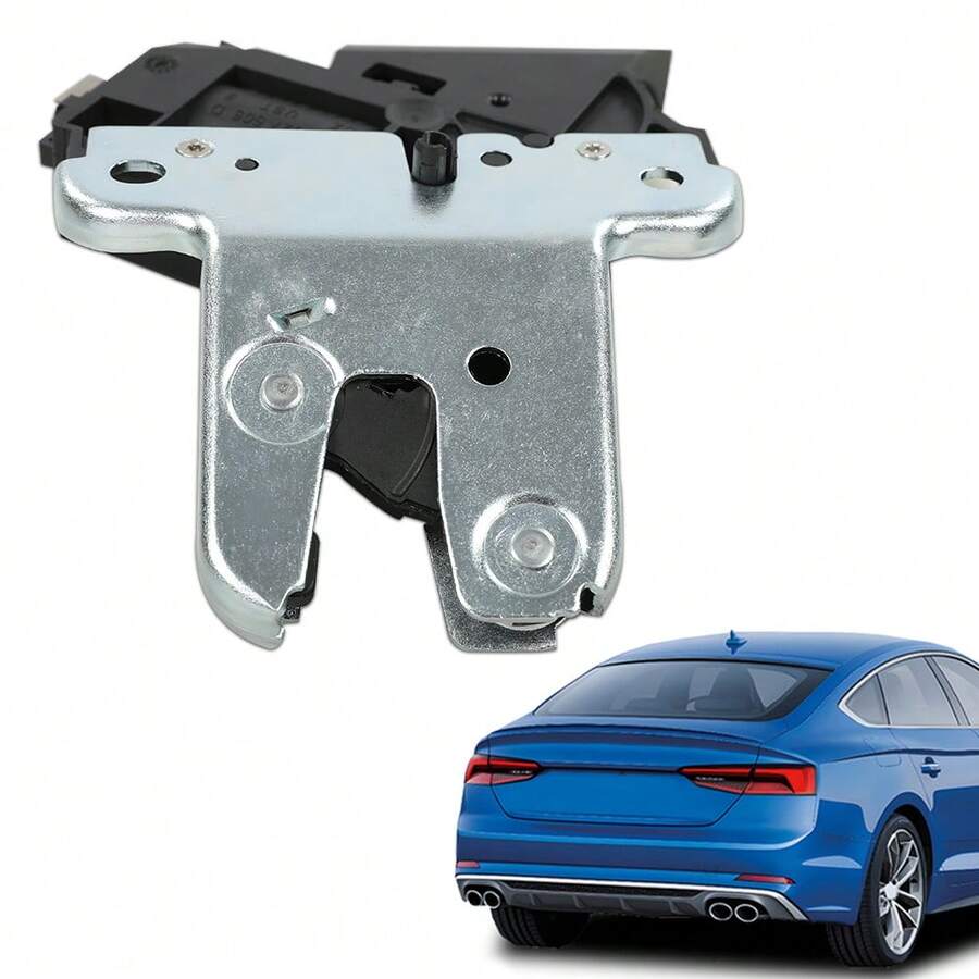 Trunk Latch Lock Fit For A4 S4 S5 Jetta Passat CC Eos 4F5827505D - Black and White - View 1