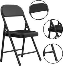 Stacking Chairs - Black - View 3