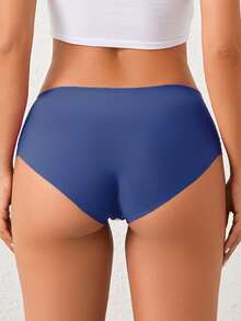 5pcs/Set Seamless Breathable Bikini Briefs, Comfortable Stretchy Solid Color Women's Panties For Daily Wear, Women's Underwear - Multicolor - View 7