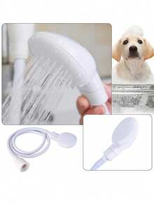 Convenient Pet Specific Showerhead, Pet Cat And Dog Shower Extended Version Showerhead, Is The Best Beauty Gift For Pets, Pet Supplies, Pet Showerhead