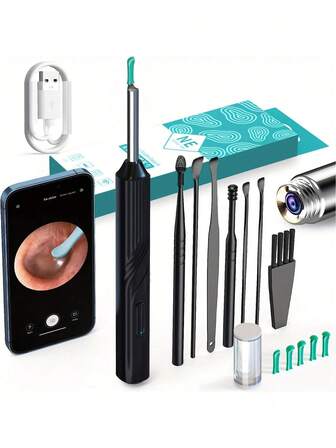 Smart Wifi 1080p Hd Visual Spoon Digging Ear Kit,Bag,Organizer,Storage